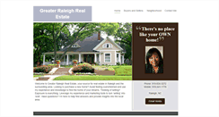 Desktop Screenshot of greaterraleighrealestate.com